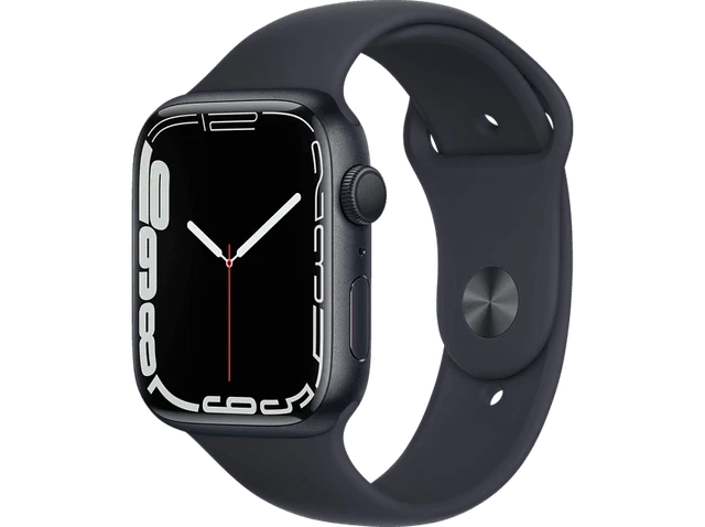 B2 APPLE Watch Series 7 (GPS) 45mm Smartwatch Fluorelastomer, 140 - 220mm