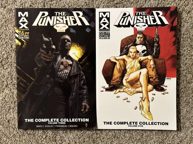 punisher max complete collection vol 3 and 5 tpb