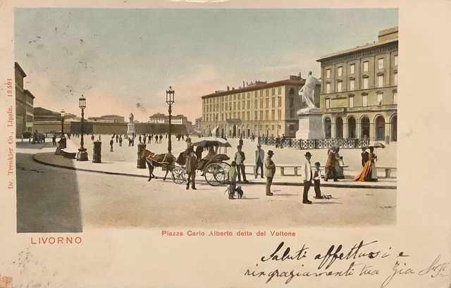 Livorno cartolina viaggiata 1903