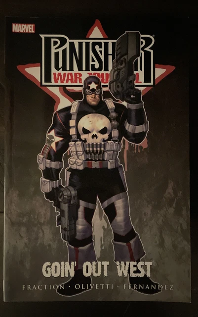Punisher War Journal Goin’ Out West, Fraction, Olivetti, TPB VF+