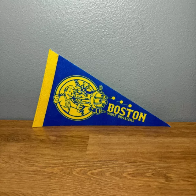 Fallout Boston Vault Dwellers 4 Loot Crate Promo Pennant Flag PS4 Xbox One