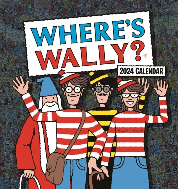 WHERE'S WALLY EASEL Desk Calendar 2024 New Calendar E245z £7.73