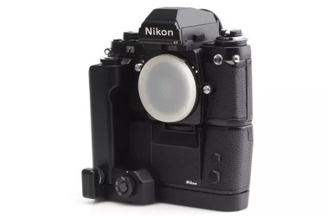 Nikon F3 HP Black w. MD-4 Motor Drive & MK-1 Firing Rate C. (1713029763)