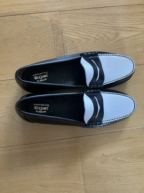 GH BASS MENS Weejuns Larson Penny Loafers UK 7.5 Black  display picture 1