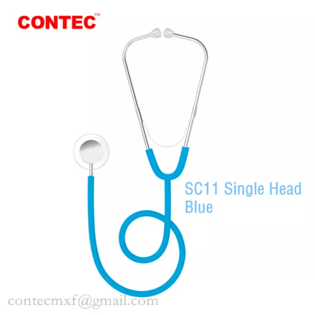 Cardiology Stethoscope Tunable Diaphragm Professional Single Head Multiple Color