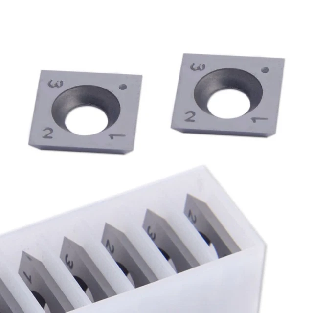 10 pièces inserts en carbure avec quatre bords de coupe à usage général pann
