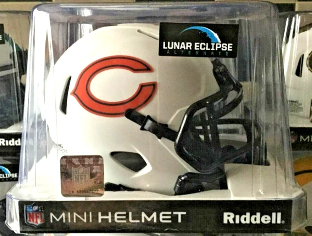 Chicago Bears Nfl Riddell Speed Mini Helmet Lunar Eclipse