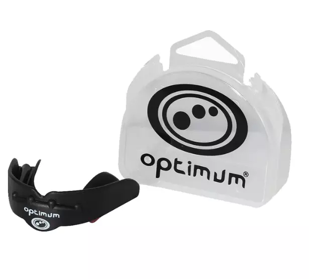 Optimum Matrix Mouthguard Gum Shield Jaw Protection with Case for Rugby MMA