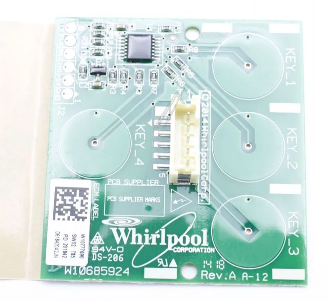 MODULE DE COMMANDE TACTILE FOUR WHIRLPOOL AKZM6692 de référence 481010777690 OU