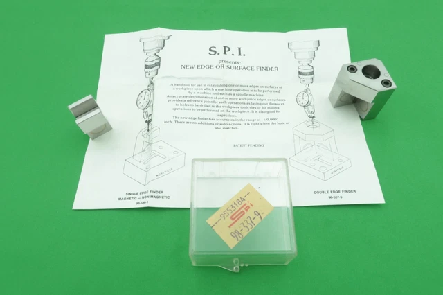 SPI Magnetic Edge Finder Chair 98-336-1 & Corner Finder 98-337-9 Excellent