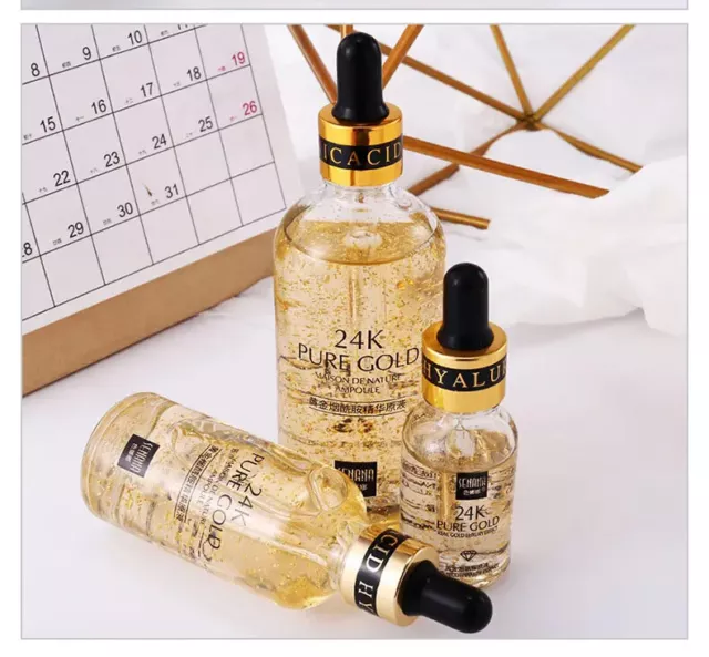 SENANA 24K Gold Hyaluronic Acid Anti Age Face Serum Collagen Vitamin C