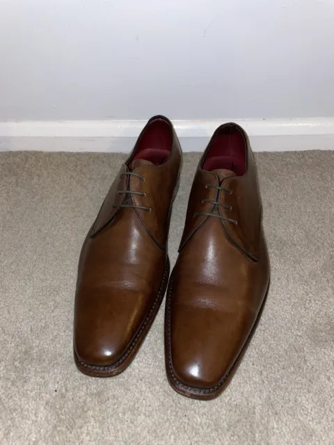LOAKE BRESSLER MEN’S Brown Leather Derby Shoes Size 8.5 Used $38.10 ...