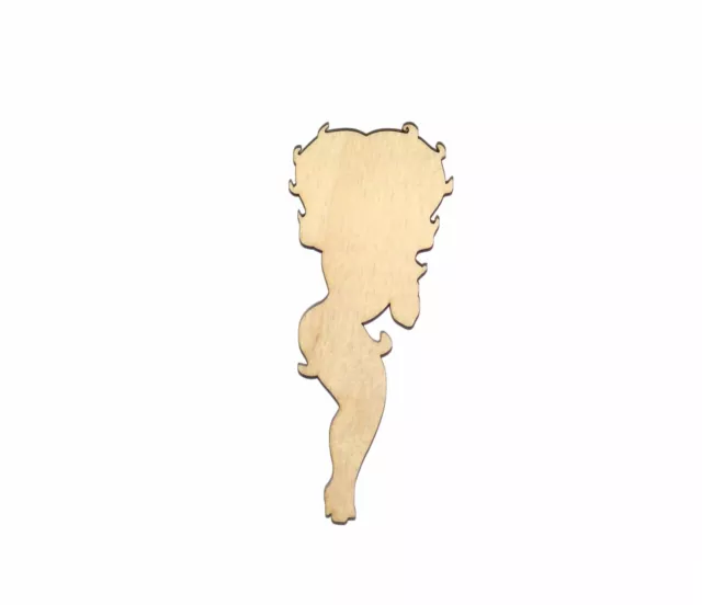 Betty Boop Unfinished Wood Shape Cut Out F91087 Crafts Lindahl Woodcrafts