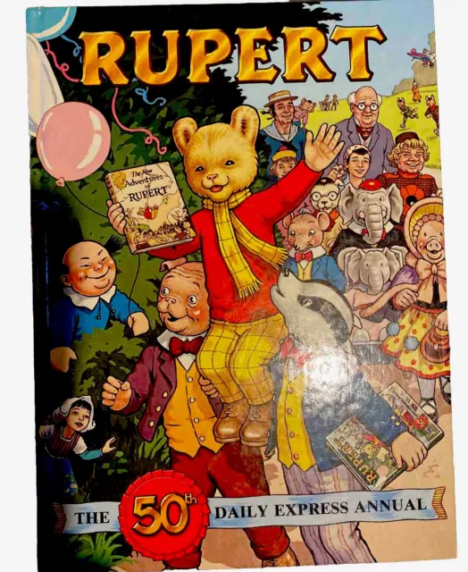 Rupert Bear Annual 1985 50th Anniversary - Excellent Condition - Daily Express