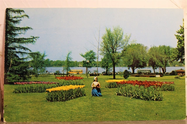 Michigan MI Holland Kollen Park Tulip Time Postcard Old Vintage Card View Postal