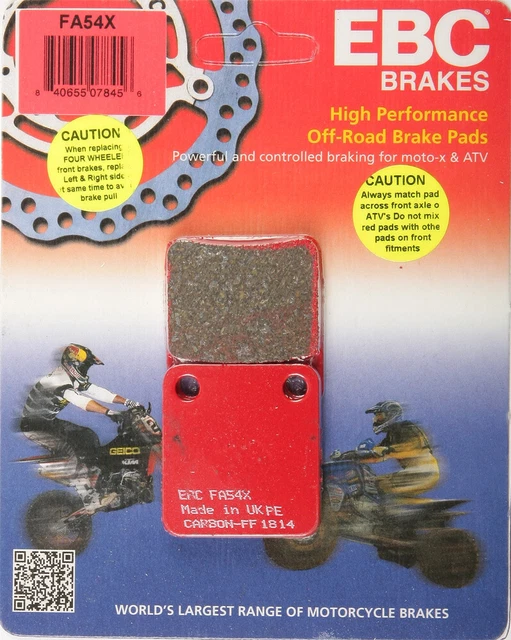 EBC X Series Carbon Brake Pads FA54X