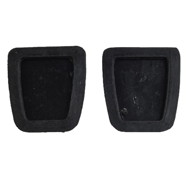 2Pcs Brake Pedal Pad Clutch Easy Installation High Quality Parts Replacement