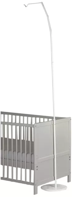 Barra para dosel Alvi pie extra largo para dosel altura aprox. 230 cm juego de cama BUENO