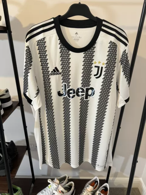 adidas Juventus FC 2022/23 Short Sleeve Home Football Shirt Jersey XL Mens BNWT