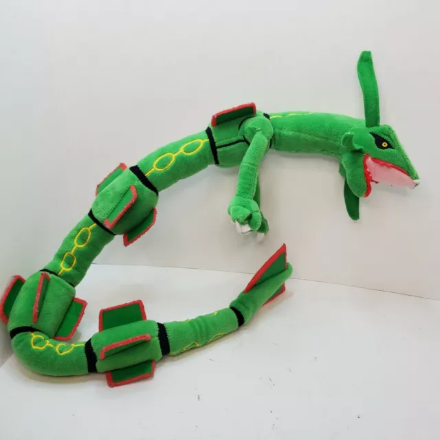 Pokemon Shiny Rayquaza 30 Long POSABLE Plush - NEW - Pokemon Center US  Seller