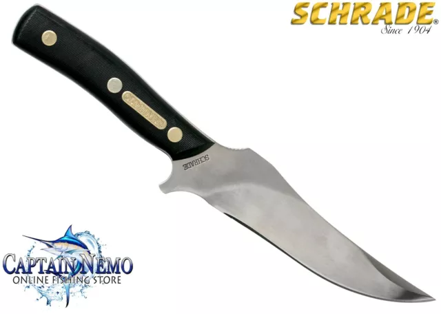 Schrade Old Timer Deer Slayer Full Tang Skinning Hunting Knife With Pouch 15Ot