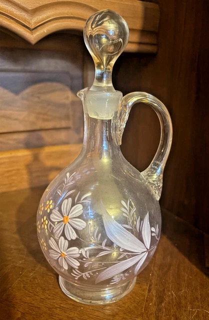 ANCIENNE BELLE CARAFE En Verre Émaillée Legras 1900 Montjoye EUR 40,00 - PicClick FR