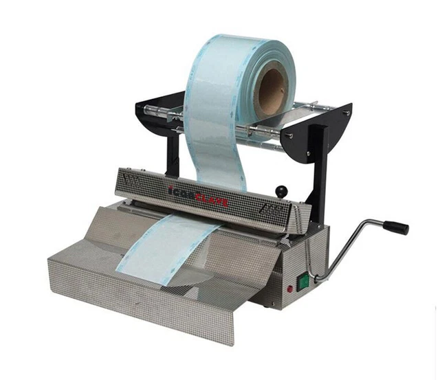 220V Lab Dental Handpiece Heat Sealing Machine Sealer Autoclave Sterilization
