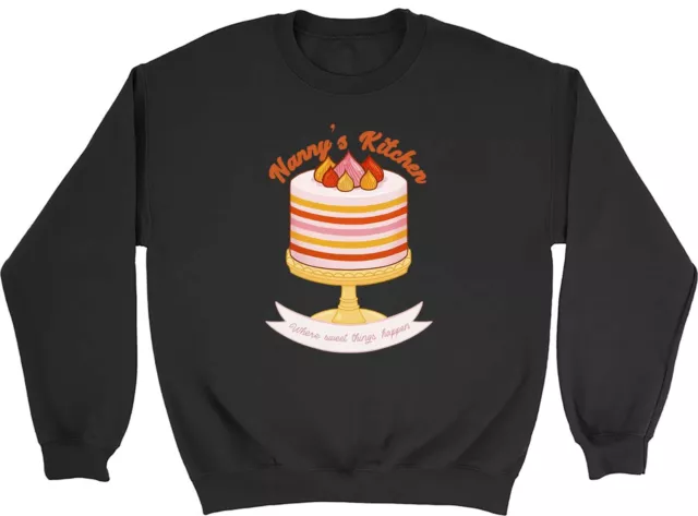 Nanny's Kitchen Sweatshirt Mens Womens Where Sweet things Happen Gift Jumper