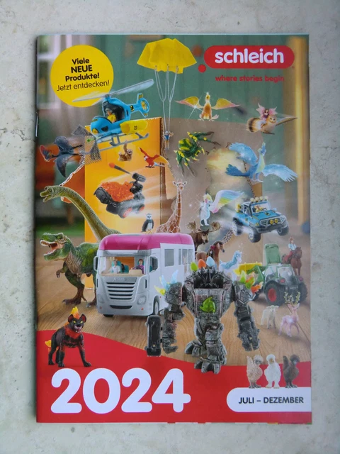  SCHLEICH TIERE PFERDE Katalog Juli-Dezember 2024 2.Halbjahr Bildidee 