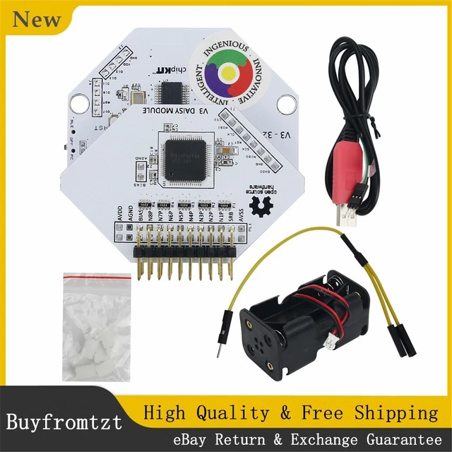 OPENBCI V3 COMPATIBLE Open Source Arduino EEG Brain Wave Module Cable ...