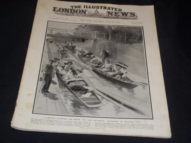 1912 July 20 Illustrated London News Magazine - Boulter's Lock - O 13388