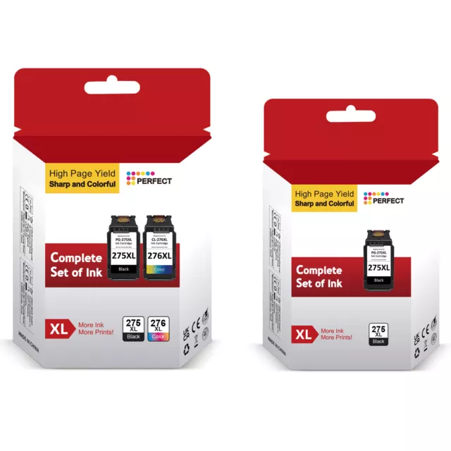 PG-275XL CL-276XL Ink Cartridge for Canon 275 PIXMA TS3500 TS3522 TR4700 TR4722