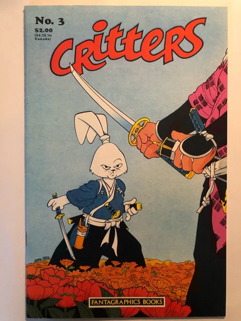 Critters #3 Fantagraphics Comic Book Usagi Yojimbo 1986 Comics