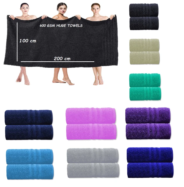 Extra Large Super Jumbo Bath Sheets 100% Cotton Super Soft Luxury Towel 600 GSM