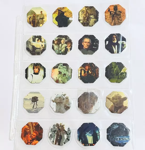 Star Wars Trilogy SE Tazos 1996 101-120 Complete  with 115 Chewbacca sealed