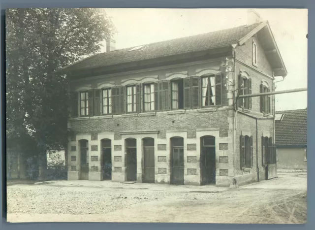 France, Bar le Duc (Meuse), Bureau de la Brasserie de la Meuse  Vintage silver p