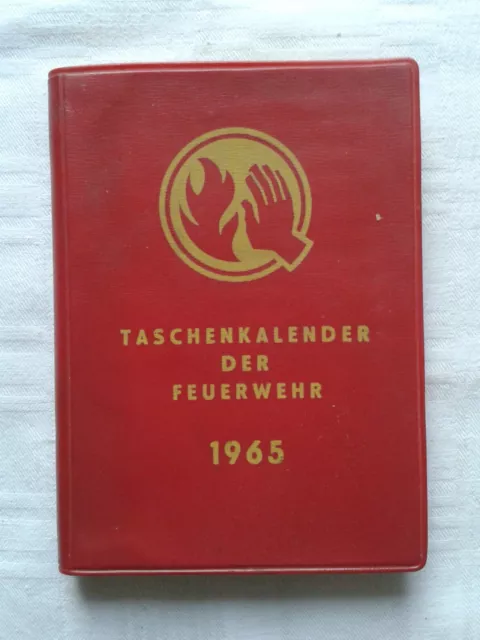 Taschenkalender der Feuerwehr 1965 DDR-Kalender