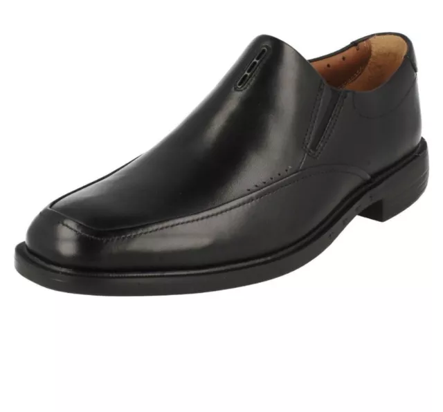 NEW CLARKS MENS 26127875 Unbrylan Lane Brown Leather Unstructured