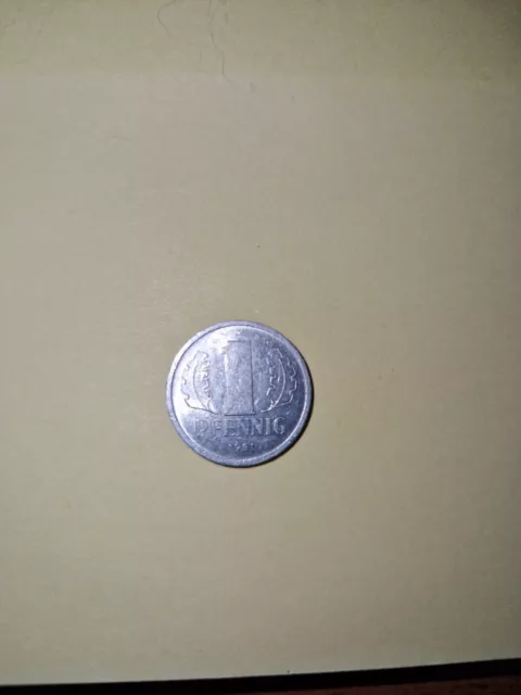 DDR 1 Pfennig Münze