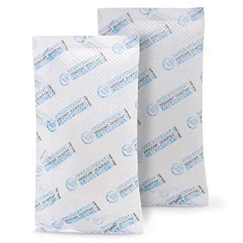 Silica Gel Packets, 20 Gram 15 Packs Dessicant Packets for Storage, Pure and
