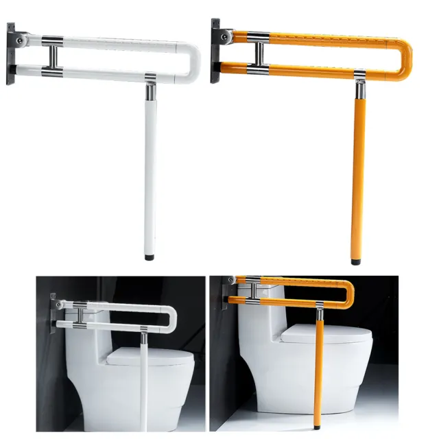 Premium Stützhaltegriff 750mm WC Griff Aufstehhilfe Toiletten Stütz Haltegriff