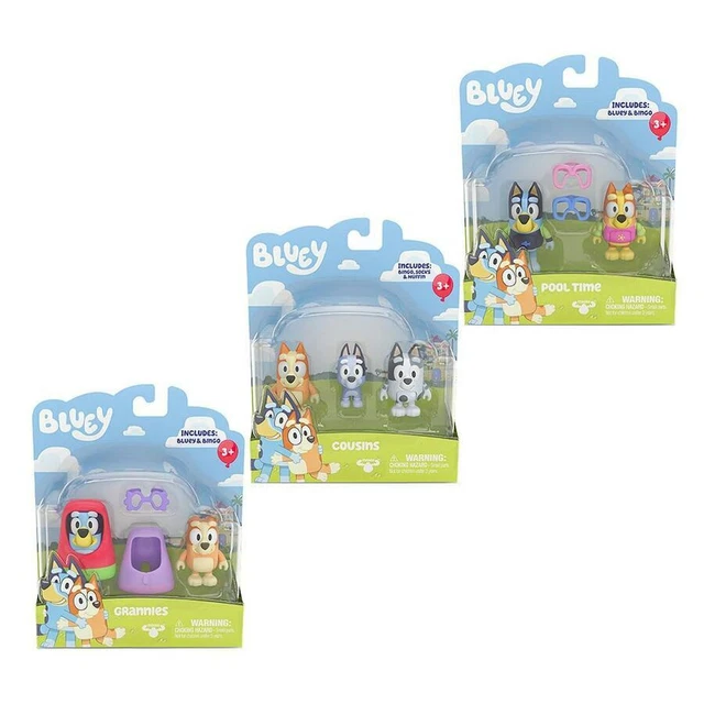 BLUEY 2 PACK Figurines Choose from 3 From Moose Toys £20.82 PicClick UK
