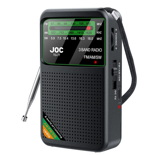 RADIO PORTABLE Full Band Radio AM/FM/SW Radio with Rechargeable ...