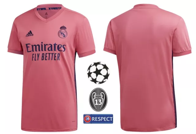 Trikot Adidas Real Madrid 2020-2021 Away I Auswärts UCL Badge Champions League