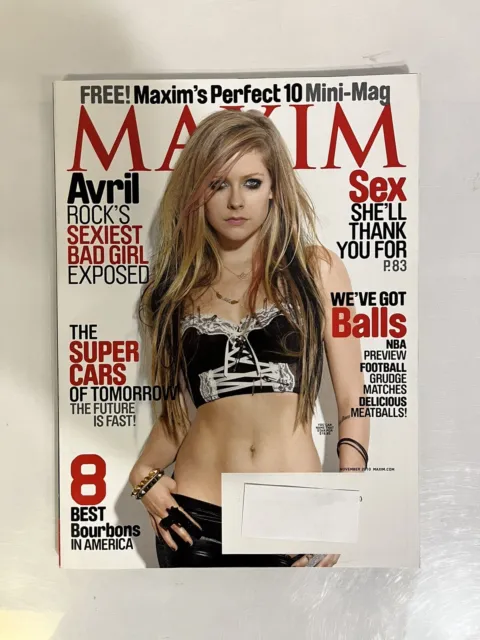 MAXIM Magazine Nov 2010 AVRIL LAVIGNE Rock Goddess