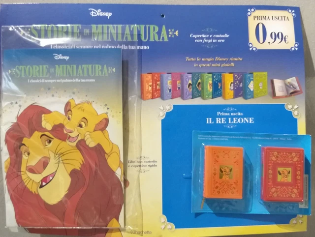 STORIE IN MINIATURA Disney 1ª uscita Il Re Leone libro tascabile