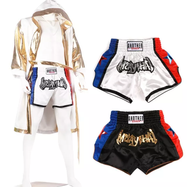 Anotherboxer Breathable Kickboxing Shorts for Unisex Muay Thai Fighters