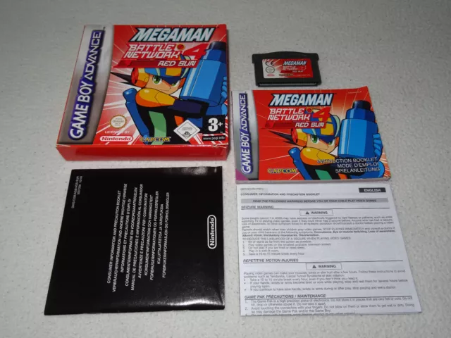 MegaMan Battle Network 4 Red Sun Nintendo GBA Spiel komplett mit OVP & Anleitung