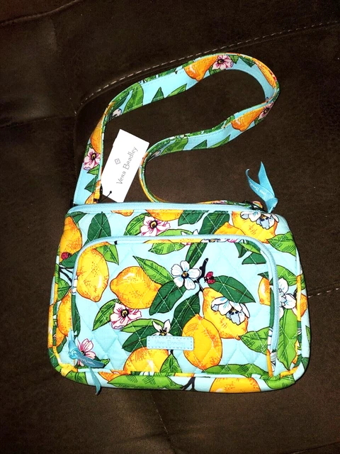 New Vera Bradley Lemon Grove RFID Little HIPSTER crossbody bag - EXACT ITEM