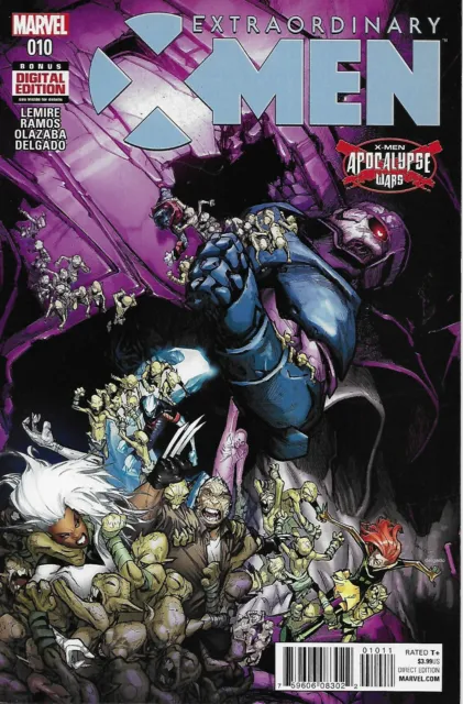Extraordinary X-Men Comic 10 Cover A Humberto Ramos First Print 2016 Jeff Lemire